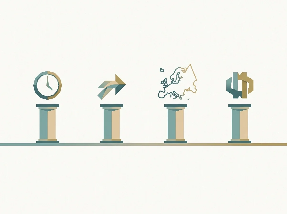 Schematische tijdlijn van de gefaseerde Wero-uitrol in 2026 en 2027 als opvolger van iDEAL binnen het European Payments Initiative