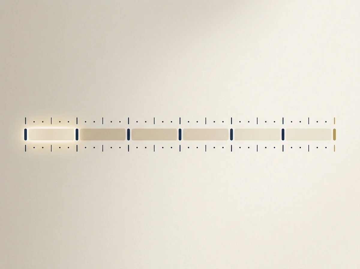Tijdlijnvisualisatie van de zes-maanden-minimuminschrijfperiode in het CRUKS-register